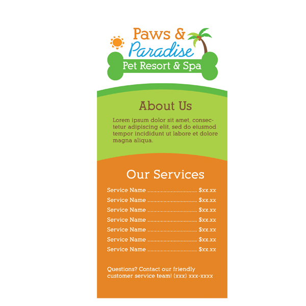 rack card -WH8261