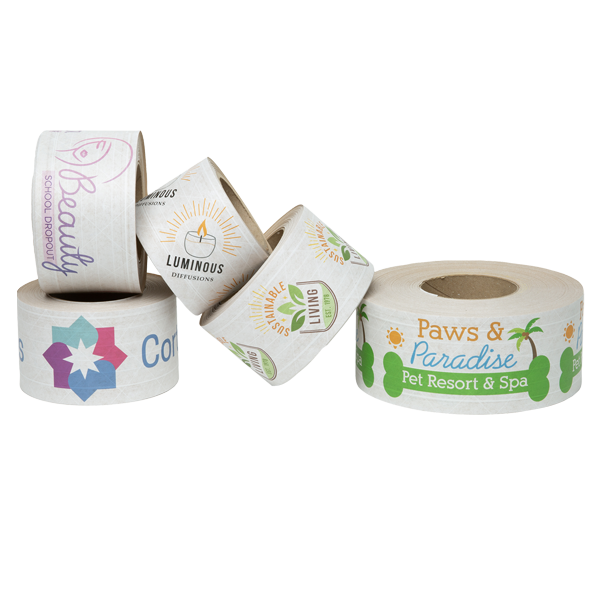 Full Color Natural Packing Tape 3 x 144 ft