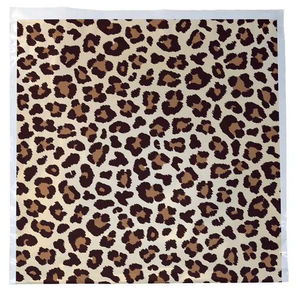 WH8201L Leopard Print Predesigned Poly Mailers