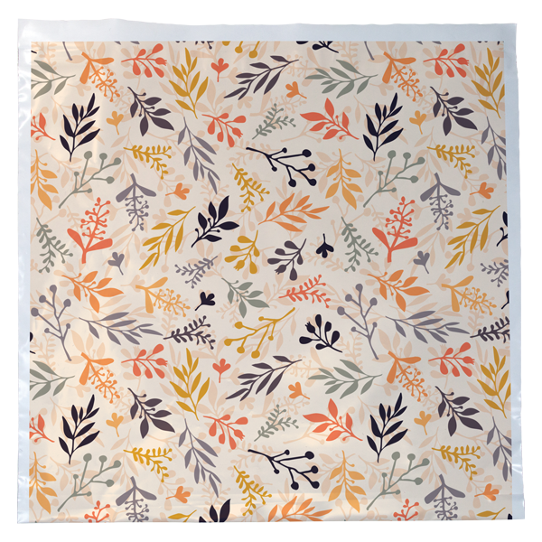 WH8210L Fall Floral Seasonal Predesigned poly mailer