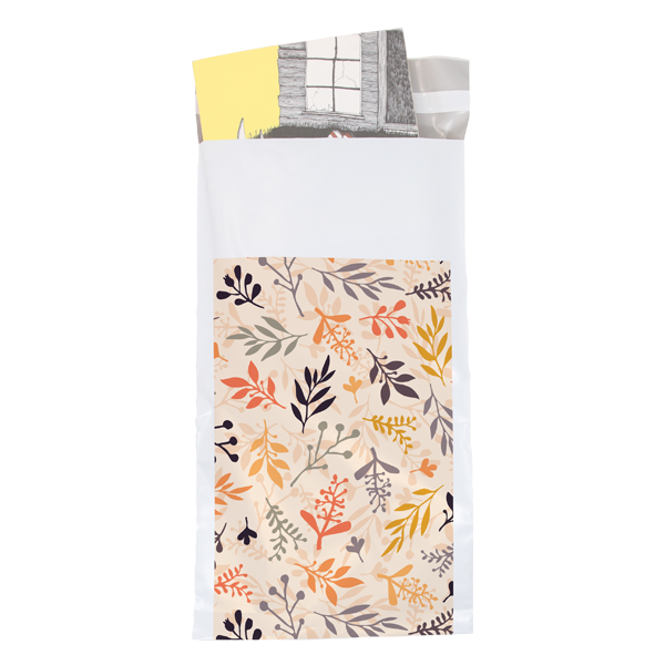 WH8210S Fall Floral Seasonal Predesigned poly mailer