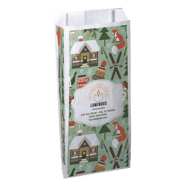 Christmas Scatter Design 4 Merchant Paper Bags