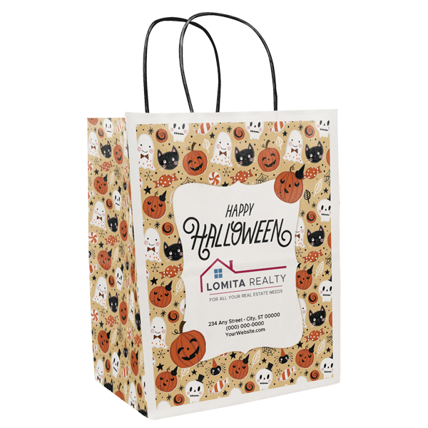 Halloween Scatter Design 3 Handle Shopper