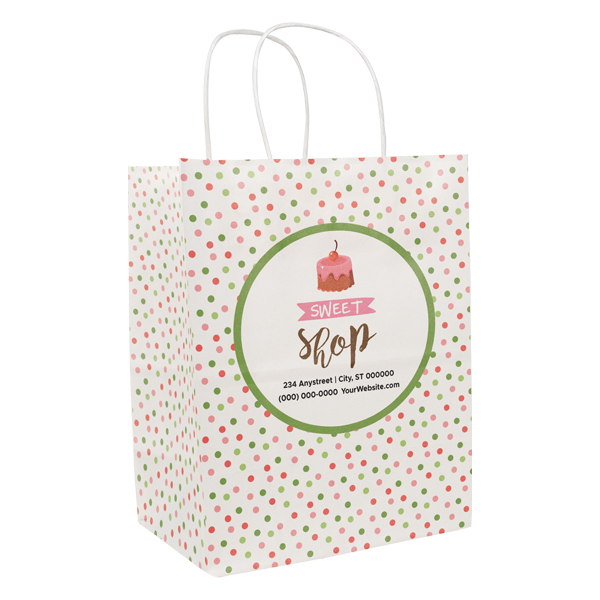 Christmas Scatter Design 1 SOS Paper Bag