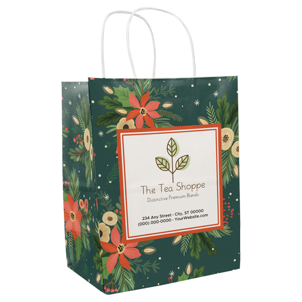 Christmas Scatter Design 3 Handle Shopper