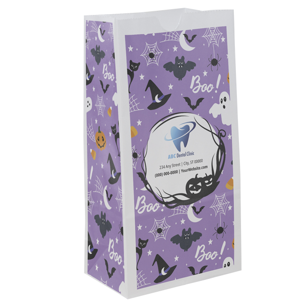 Halloween Scatter Design 1 SOS Paper Bag