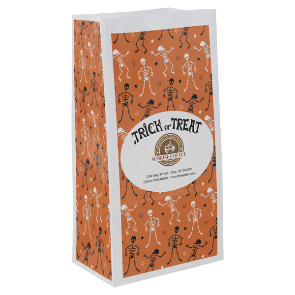 2-Sided 9 W x 13 H x 2.5 gusset Full Color Scatter Print Paper Bags