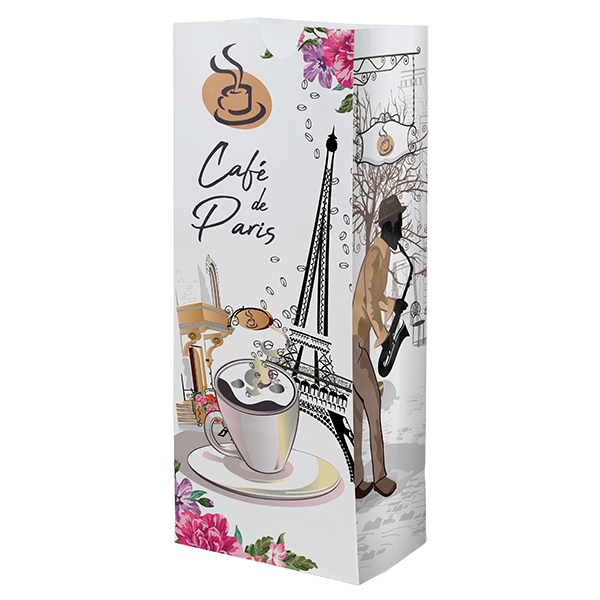 5 x 12 x 3.125 Long SOS 4# Full Color Paper Bag