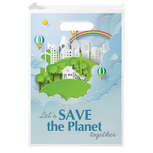 PBL paper bag printed