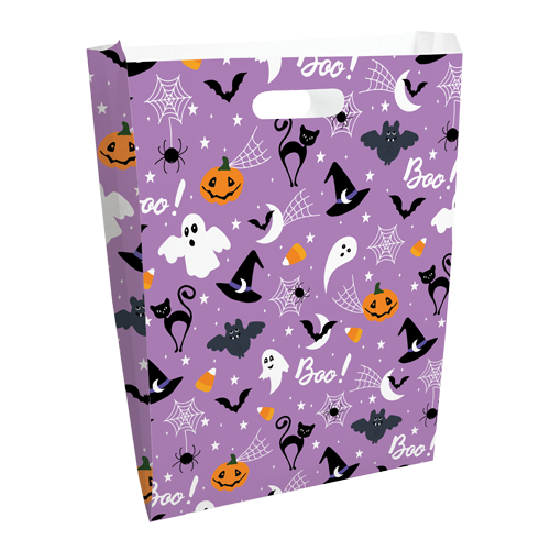 Halloween Scatter Print Merchant Bags