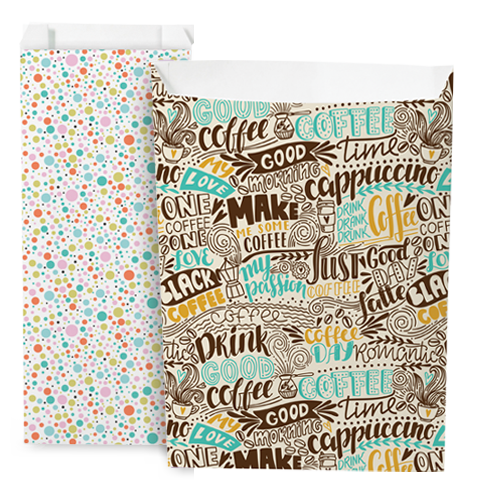 Scatter Print Paper Bags