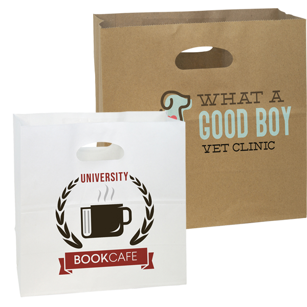 Kraft Paper Take Out Bags