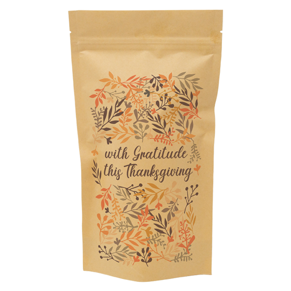 One Color Kraft Barrier Stand Up Pouch Paper Bags 6 x 9 x 3