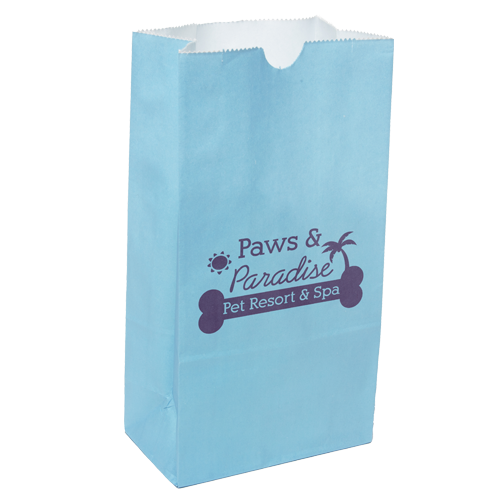 WH8244L 5 x 9.75 x 3.125 1 Color Colored Paper Bags