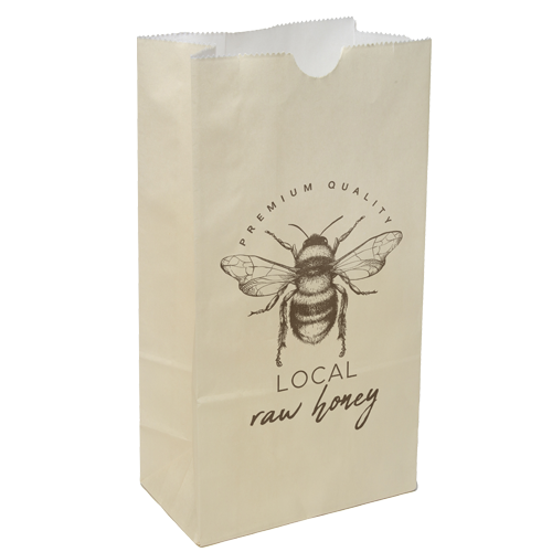 WH8244L 5 x 9.75 x 3.125 1 Color Colored Paper Bags