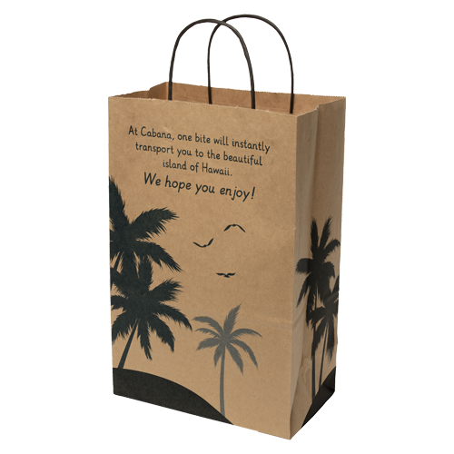 WH8296NBK paper bag printed