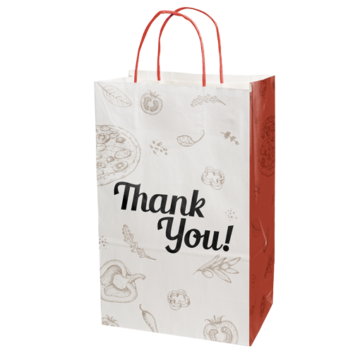 WH8296WRD paper bag printed
