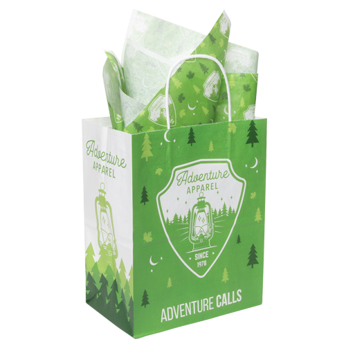 WH8355W paper bag printed