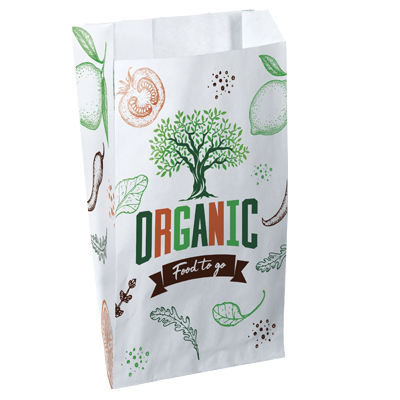 5X7.5X2 Full Color Food Safe Paper Bags