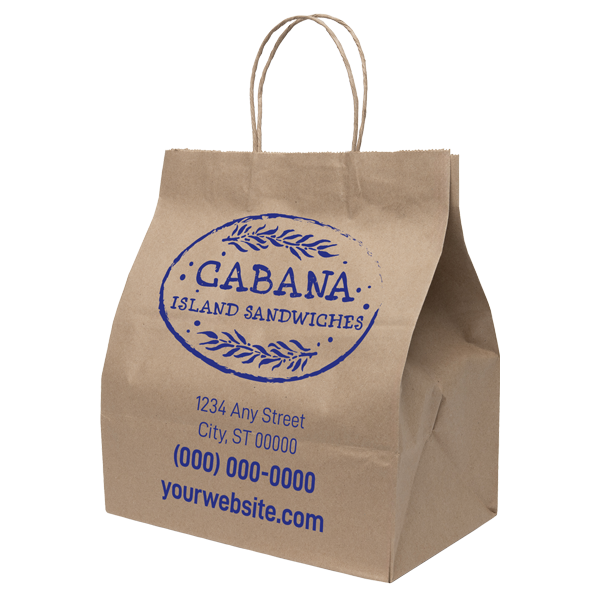 One Color Resealable Bakery Bags