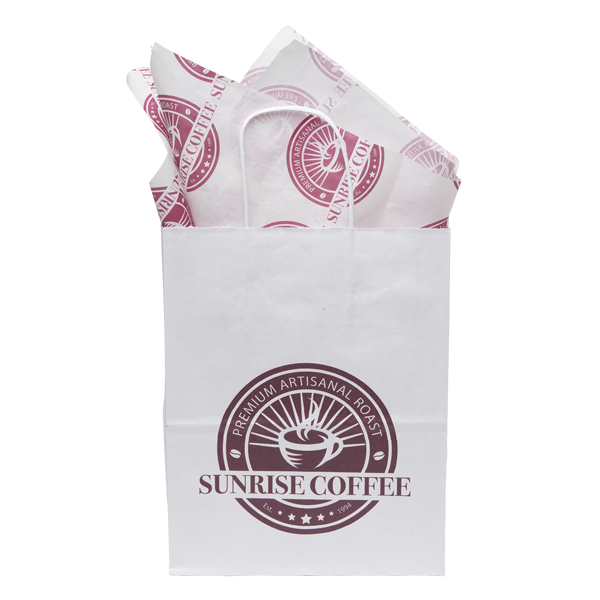 WH8456W paper bag printed