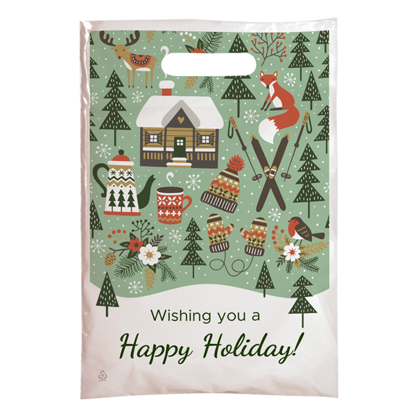 Christmas Scatter Design 4 Plastic Bags