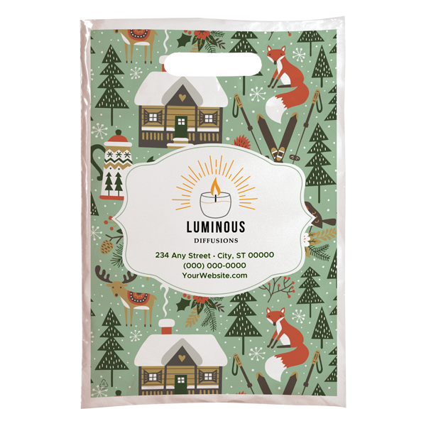 Christmas Scatter Design 4 Plastic Bags