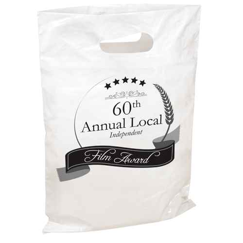 2-Sided 9W x 13H One Color Plastic Bags