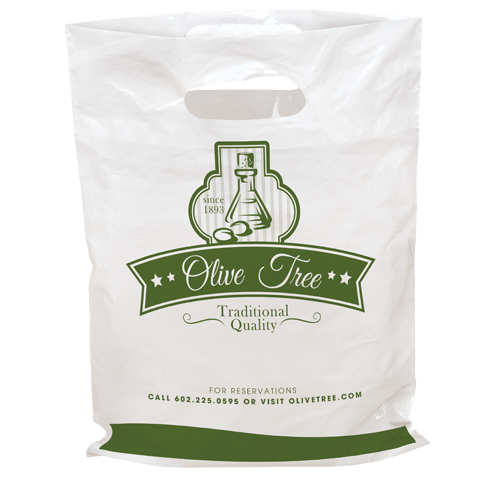 2-Sided 7.5W x 9H One Color Plastic Bags