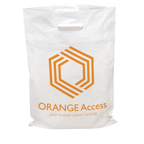 2-Sided 12W x 15H One Color Plastic Bags